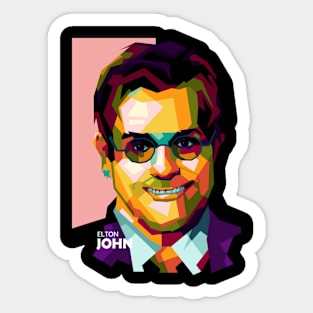 Singer Songwriter In Pop Art Amazing Sticker